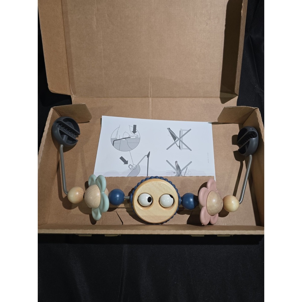 BabyBjörn Baby Bjorn Googly Eyes Pastel Accessory Toy Bar for Bouncer Open Box